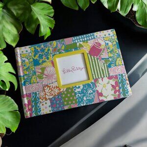LILLY PULITZER Vintage Patchwork Floral Photo Album NEW NWOT